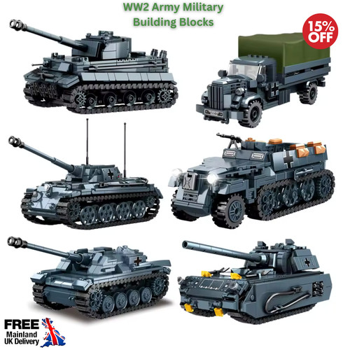 Ww2 military building - military, blocks