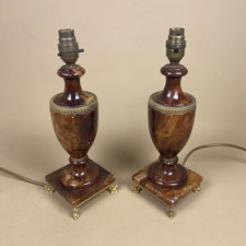 Pair of Antique Alabaster