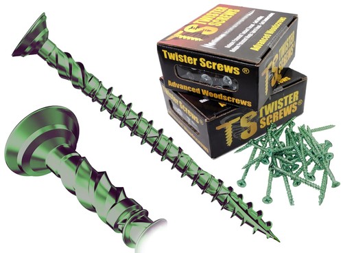 Twisterscrews coat decking - e-coat,