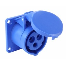 Garo 240V 32A 2P+E Blue Industrial Plugs & Sockets IP44