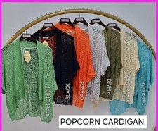 Women's Popcorn Cardigan Top