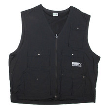 PUMA Mens Gilet Black XL