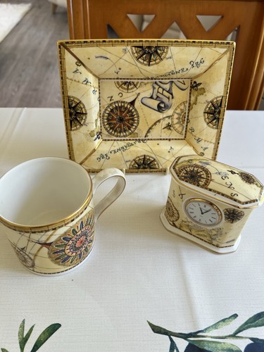 Wedgwood atlas set clock - wedgwood,