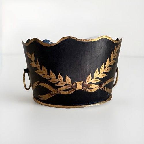 Toleware cache pot planter - toleware,