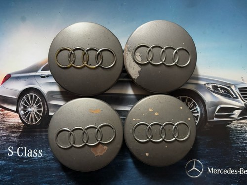 Four genuine audi centre - centre, wheel