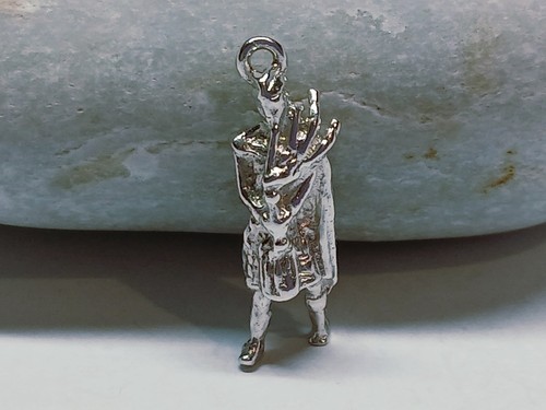 Sterling silver 925 bagpipe - silver,