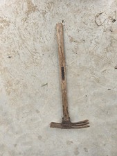vb v b small Tiller Mattock Pick Axe wood Handle Garden Gardening