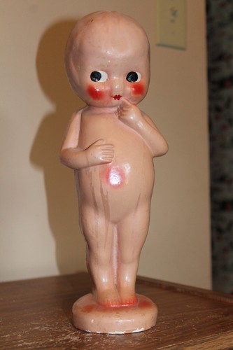 Kewpie carnival chalkware - carnival, fair
