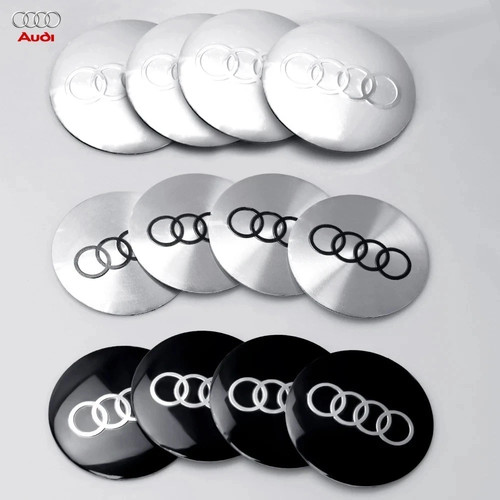 4pcs audi wheel hub - hub, cap