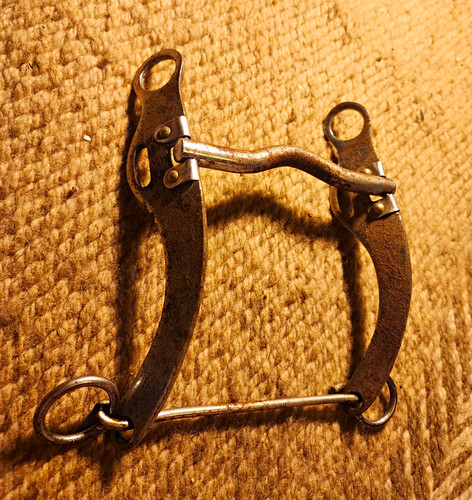 Western port horse bit metal - western,