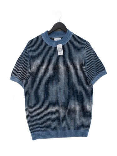 Topman men jumper blue - l,