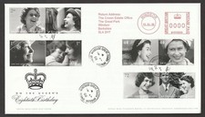 2006 80TH BIRTHDAY SET OF 8 SG2620/SG2627 ON FDC WITH WINDSOR CDS AND METER MARK