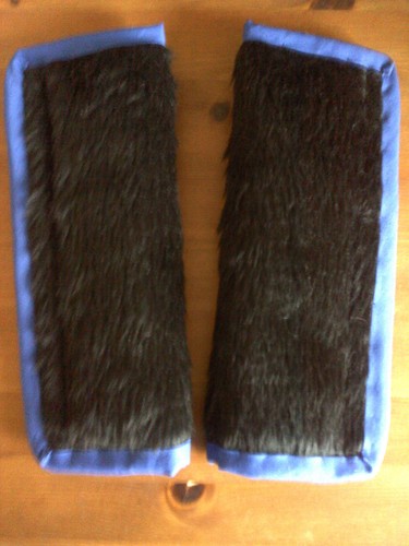 Lightly padded faux - lightly,