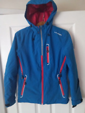 HYRA Blue Hooded Long Sleeve Padded Winter Ski Jacket Size Small