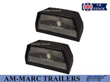 2x BRITAX 867 Rear Number Plate Lights Lamps for Ifor Williams Trailer Caravan