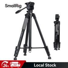 SmallRig 63in Professional Camera Tripod w/Pan Head, Phone Tripod for Video Live