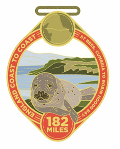 England coast medal - to,