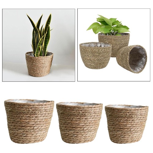 Seagrass woven storage wicker - storage,