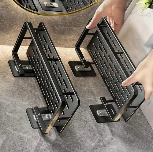 Black plastic self adhesive - 2x,