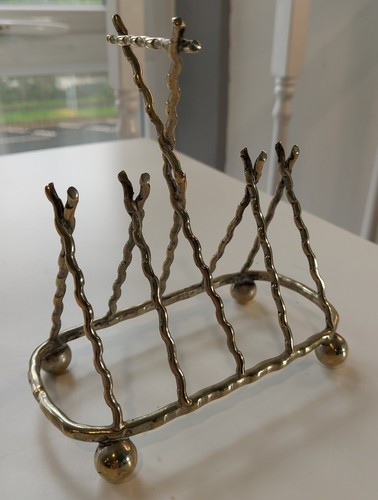 Antique epns slice - 4, toast