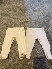 2 x 0-3 month pants with paw