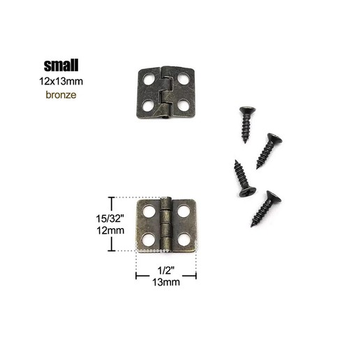 12x mini antique - antique, brass