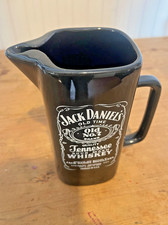 Jack Daniel’s Old No. 7 Black Whiskey Pitcher Water Jug – Collectible Barware