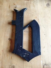 Vintage Magnificent Reclaimed  Ex Shop Pub Letter ‘b' In Gothic Antique Script 