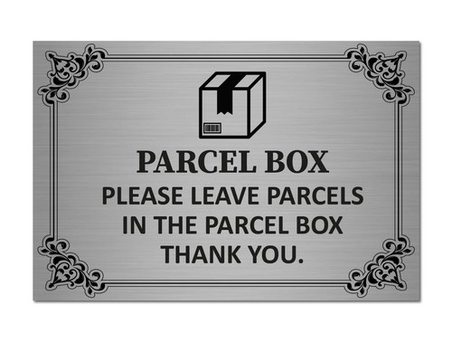 Delivery drivers parcel box - parcel,