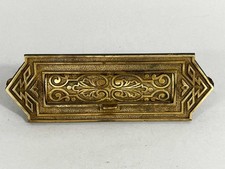Antique Brass Letter Box Circa 1900 vintage door furniture