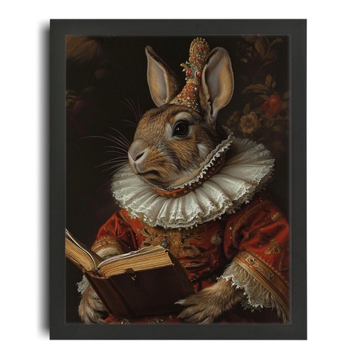 Hare dress royal painting - hare, in