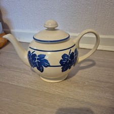 Royal Winton White & Blue Teapot