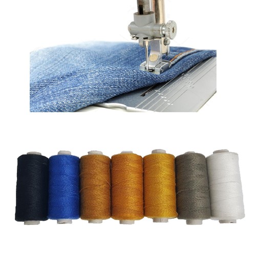 Denim threads polyester - denim, cotton