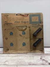 Vintage Mafco Shop Display Card With Plug Suppressors 