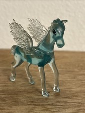 Blue Translucent Pegasus Horse