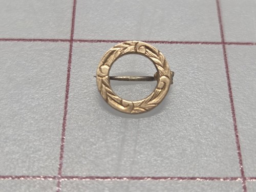 Vintage annular brooch scarf - vintage,