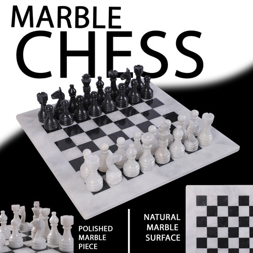 Marble chess set foam - marble,