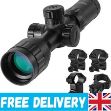 3-9X32 AOIR Rifle Scope mil-dot Reticle Red and Green Dot Illuminated