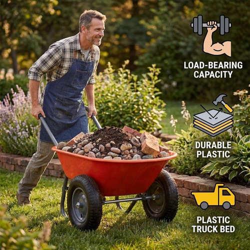 Wheel garden wheelbarrow 600 - 2-wheel,