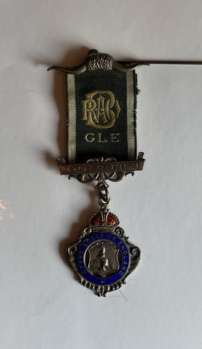 Solid silver masonic medal - solid,