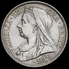 1897 Queen Victoria Veiled