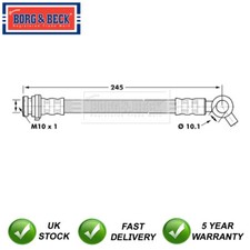 Brake Hose Front Left Borg &