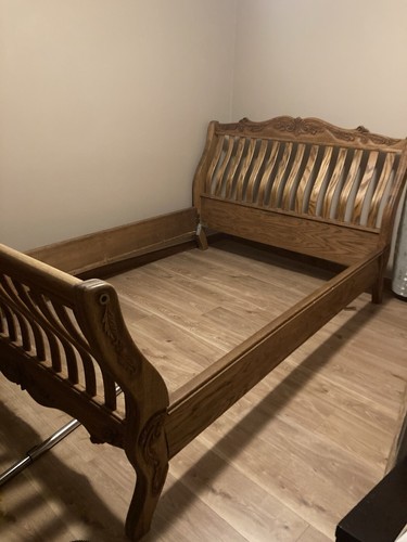 Oak bed frame - oak,