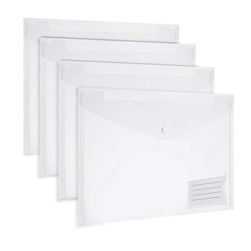 Clear plastic wallets stud - clear,