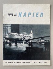 This Is Napier Vol 1 No 3 1958 Magazine of D. Napier & Son - British Engineering