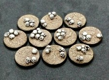 25mm resin bases Skulls 