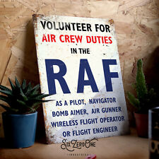 WW2 Volunteer for RAF Metal