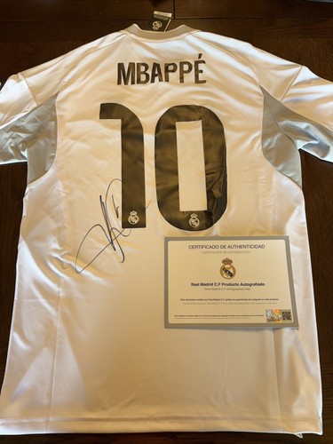 Rear signed kylian mbappe - signed, real
