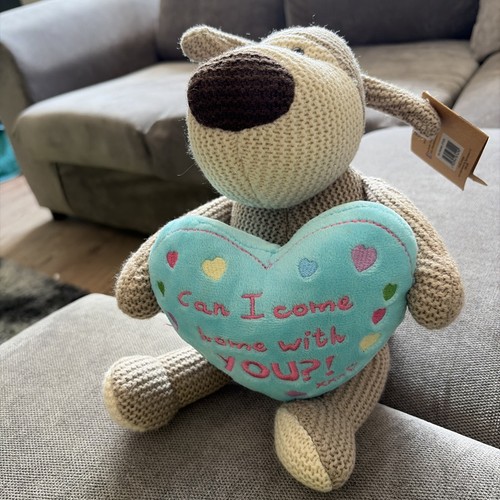 Boofle grey plush - grey, dog