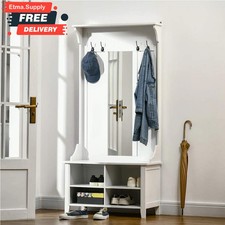 Shoe Cabinet white 3 in1 Set